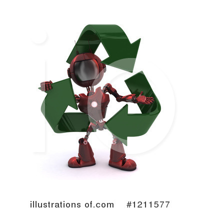 Royalty-Free (RF) Robot Clipart Illustration by KJ Pargeter - Stock Sample #1211577