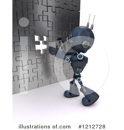 Royalty-Free (RF) Robot Clipart Illustration by KJ Pargeter - Stock Sample #1212728