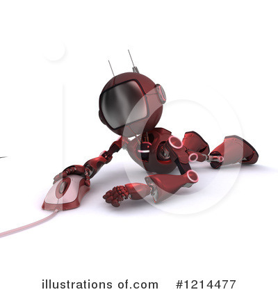 Royalty-Free (RF) Robot Clipart Illustration by KJ Pargeter - Stock Sample #1214477
