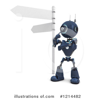 Royalty-Free (RF) Robot Clipart Illustration by KJ Pargeter - Stock Sample #1214482