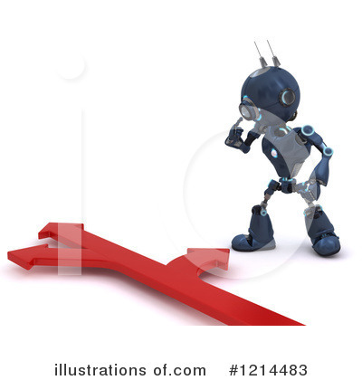 Royalty-Free (RF) Robot Clipart Illustration by KJ Pargeter - Stock Sample #1214483
