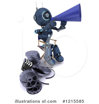 Royalty-Free (RF) Robot Clipart Illustration by KJ Pargeter - Stock Sample #1215585