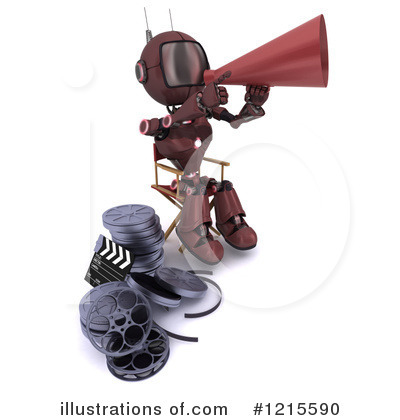 Royalty-Free (RF) Robot Clipart Illustration by KJ Pargeter - Stock Sample #1215590