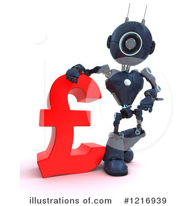 Royalty-Free (RF) Robot Clipart Illustration by KJ Pargeter - Stock Sample #1216939