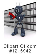 Robot Clipart #1216942 by KJ Pargeter