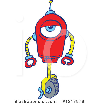 Robot Clipart #1217879 by Zooco