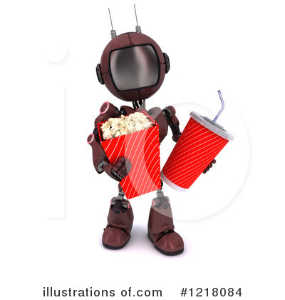 Royalty-Free (RF) Robot Clipart Illustration by KJ Pargeter - Stock Sample #1218084