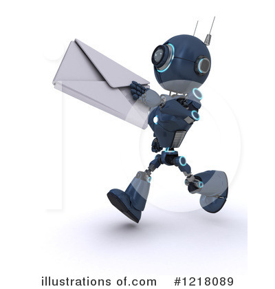 Royalty-Free (RF) Robot Clipart Illustration by KJ Pargeter - Stock Sample #1218089