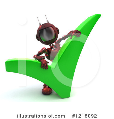 Royalty-Free (RF) Robot Clipart Illustration by KJ Pargeter - Stock Sample #1218092