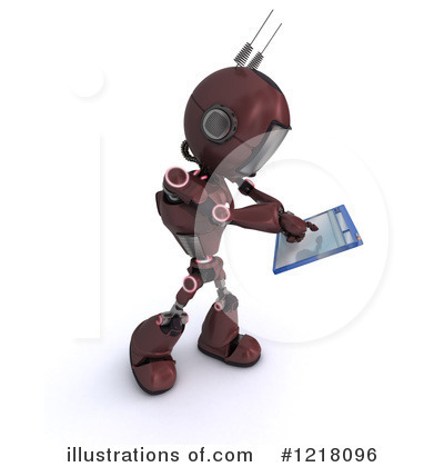 Royalty-Free (RF) Robot Clipart Illustration by KJ Pargeter - Stock Sample #1218096