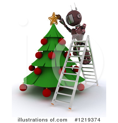 Royalty-Free (RF) Robot Clipart Illustration by KJ Pargeter - Stock Sample #1219374