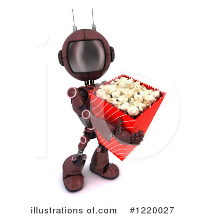 Royalty-Free (RF) Robot Clipart Illustration by KJ Pargeter - Stock Sample #1220027
