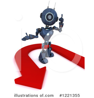 Royalty-Free (RF) Robot Clipart Illustration by KJ Pargeter - Stock Sample #1221355