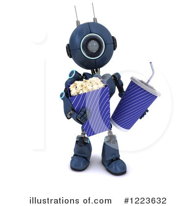 Royalty-Free (RF) Robot Clipart Illustration by KJ Pargeter - Stock Sample #1223632