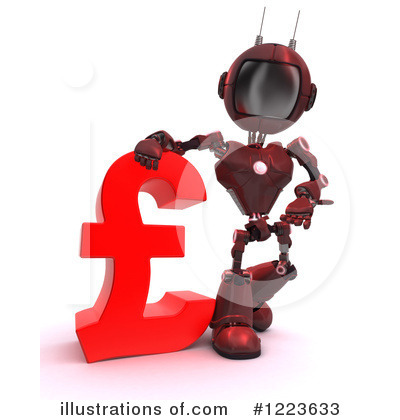 Royalty-Free (RF) Robot Clipart Illustration by KJ Pargeter - Stock Sample #1223633