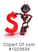 Robot Clipart #1223634 by KJ Pargeter