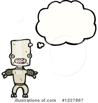 Royalty-Free (RF) Robot Clipart Illustration by lineartestpilot - Stock Sample #1227867
