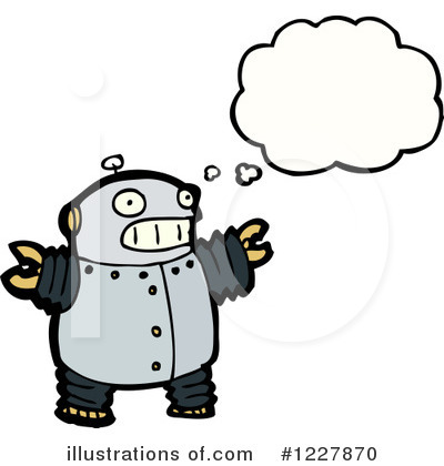 Royalty-Free (RF) Robot Clipart Illustration by lineartestpilot - Stock Sample #1227870