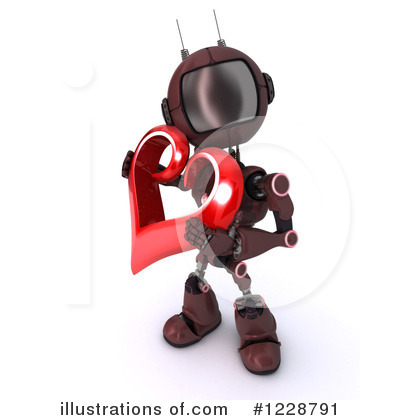 Royalty-Free (RF) Robot Clipart Illustration by KJ Pargeter - Stock Sample #1228791