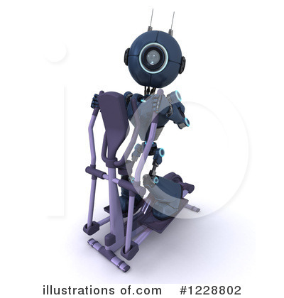 Royalty-Free (RF) Robot Clipart Illustration by KJ Pargeter - Stock Sample #1228802