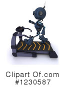 Robot Clipart #1230587 by KJ Pargeter