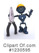 Robot Clipart #1230595 by KJ Pargeter