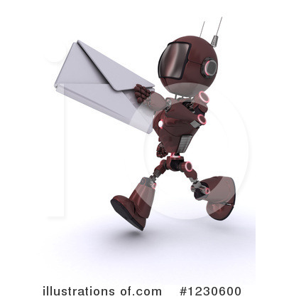 Royalty-Free (RF) Robot Clipart Illustration by KJ Pargeter - Stock Sample #1230600