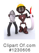 Robot Clipart #1230606 by KJ Pargeter