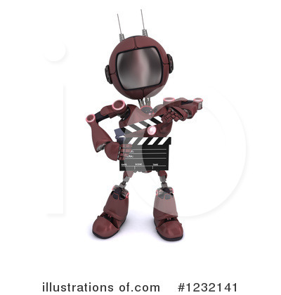 Royalty-Free (RF) Robot Clipart Illustration by KJ Pargeter - Stock Sample #1232141