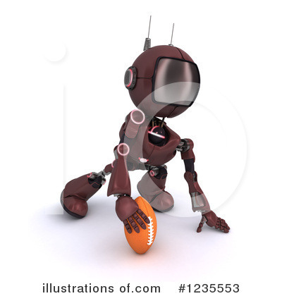 Royalty-Free (RF) Robot Clipart Illustration by KJ Pargeter - Stock Sample #1235553