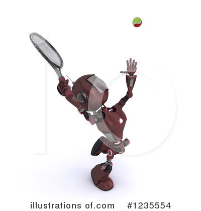 Royalty-Free (RF) Robot Clipart Illustration by KJ Pargeter - Stock Sample #1235554