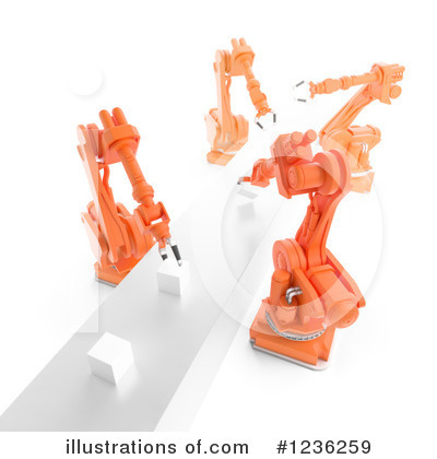 Royalty-Free (RF) Robot Clipart Illustration by Mopic - Stock Sample #1236259