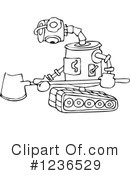 Robot Clipart #1236529 by djart