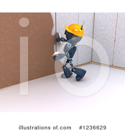 Royalty-Free (RF) Robot Clipart Illustration by KJ Pargeter - Stock Sample #1236629