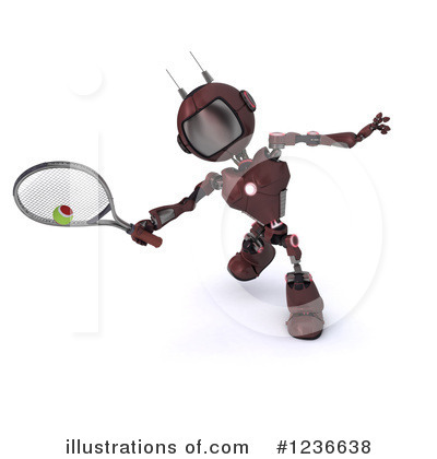 Royalty-Free (RF) Robot Clipart Illustration by KJ Pargeter - Stock Sample #1236638