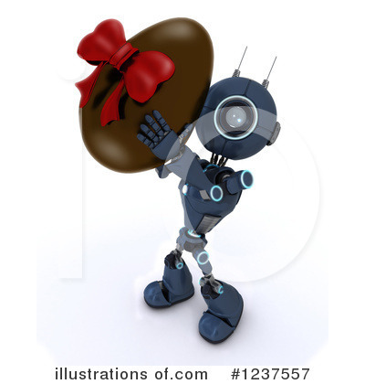 Royalty-Free (RF) Robot Clipart Illustration by KJ Pargeter - Stock Sample #1237557