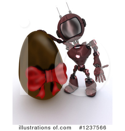 Royalty-Free (RF) Robot Clipart Illustration by KJ Pargeter - Stock Sample #1237566