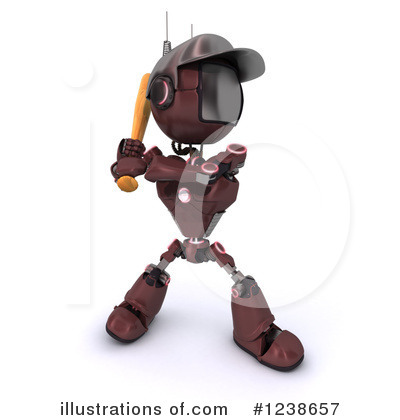 Royalty-Free (RF) Robot Clipart Illustration by KJ Pargeter - Stock Sample #1238657