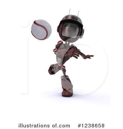 Royalty-Free (RF) Robot Clipart Illustration by KJ Pargeter - Stock Sample #1238658