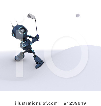 Royalty-Free (RF) Robot Clipart Illustration by KJ Pargeter - Stock Sample #1239649