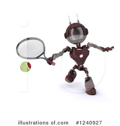 Royalty-Free (RF) Robot Clipart Illustration by KJ Pargeter - Stock Sample #1240927