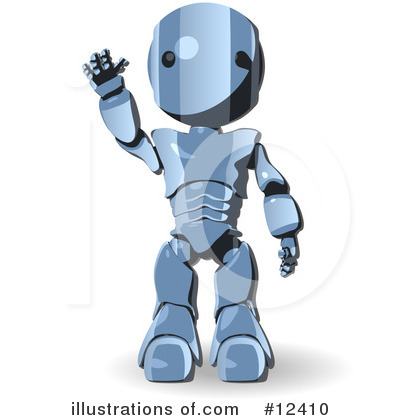 Royalty-Free (RF) Robot Clipart Illustration by Leo Blanchette - Stock Sample #12410