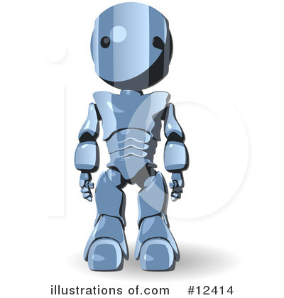 Royalty-Free (RF) Robot Clipart Illustration by Leo Blanchette - Stock Sample #12414