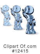 Robot Clipart #12415 by Leo Blanchette