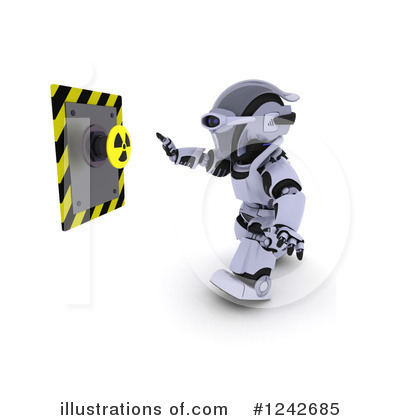 Royalty-Free (RF) Robot Clipart Illustration by KJ Pargeter - Stock Sample #1242685