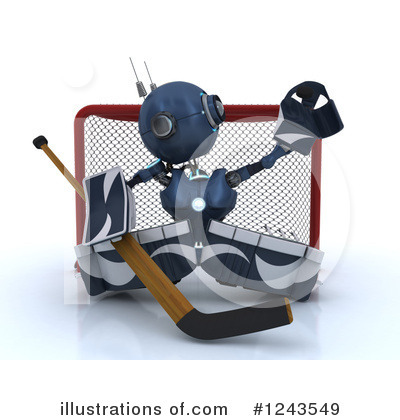 Royalty-Free (RF) Robot Clipart Illustration by KJ Pargeter - Stock Sample #1243549