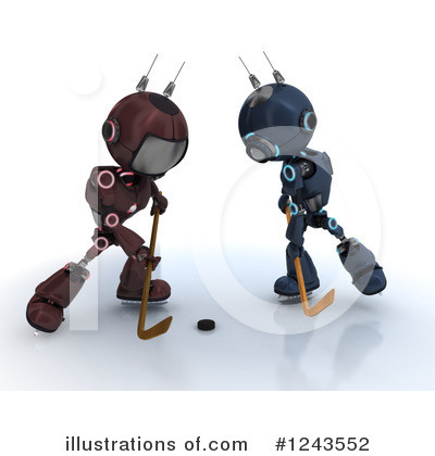 Royalty-Free (RF) Robot Clipart Illustration by KJ Pargeter - Stock Sample #1243552