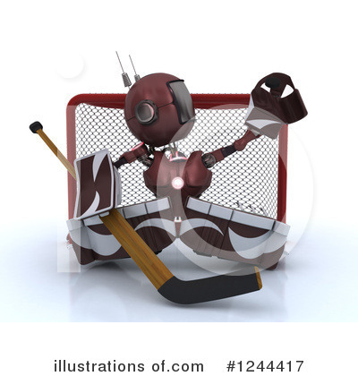 Royalty-Free (RF) Robot Clipart Illustration by KJ Pargeter - Stock Sample #1244417