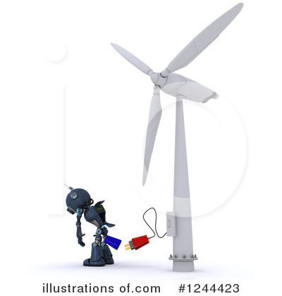 Windmill Clipart #1244423 by KJ Pargeter