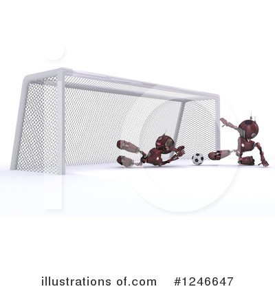 Royalty-Free (RF) Robot Clipart Illustration by KJ Pargeter - Stock Sample #1246647